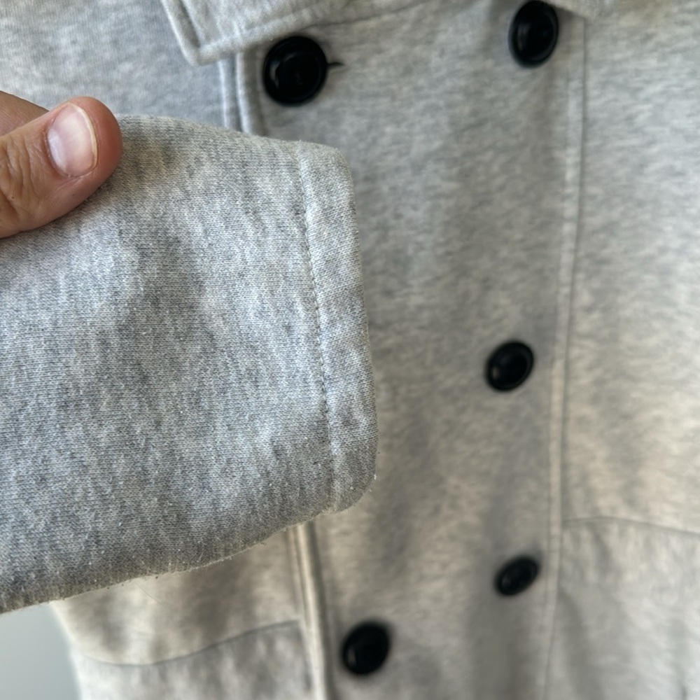 BILLABONG Lightweight Winter Pea Coat | Grey | Women’s Small - Picture 5 of 10